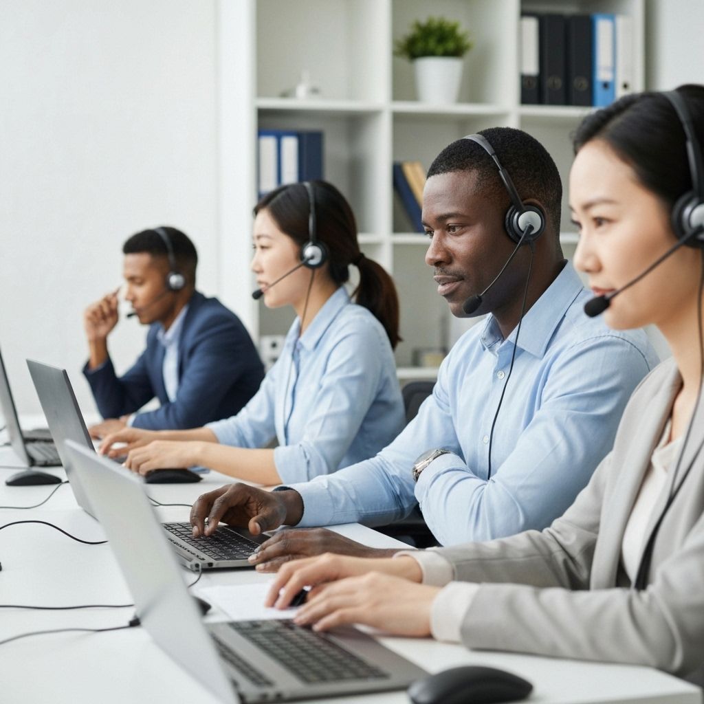 Professional telemarketing team